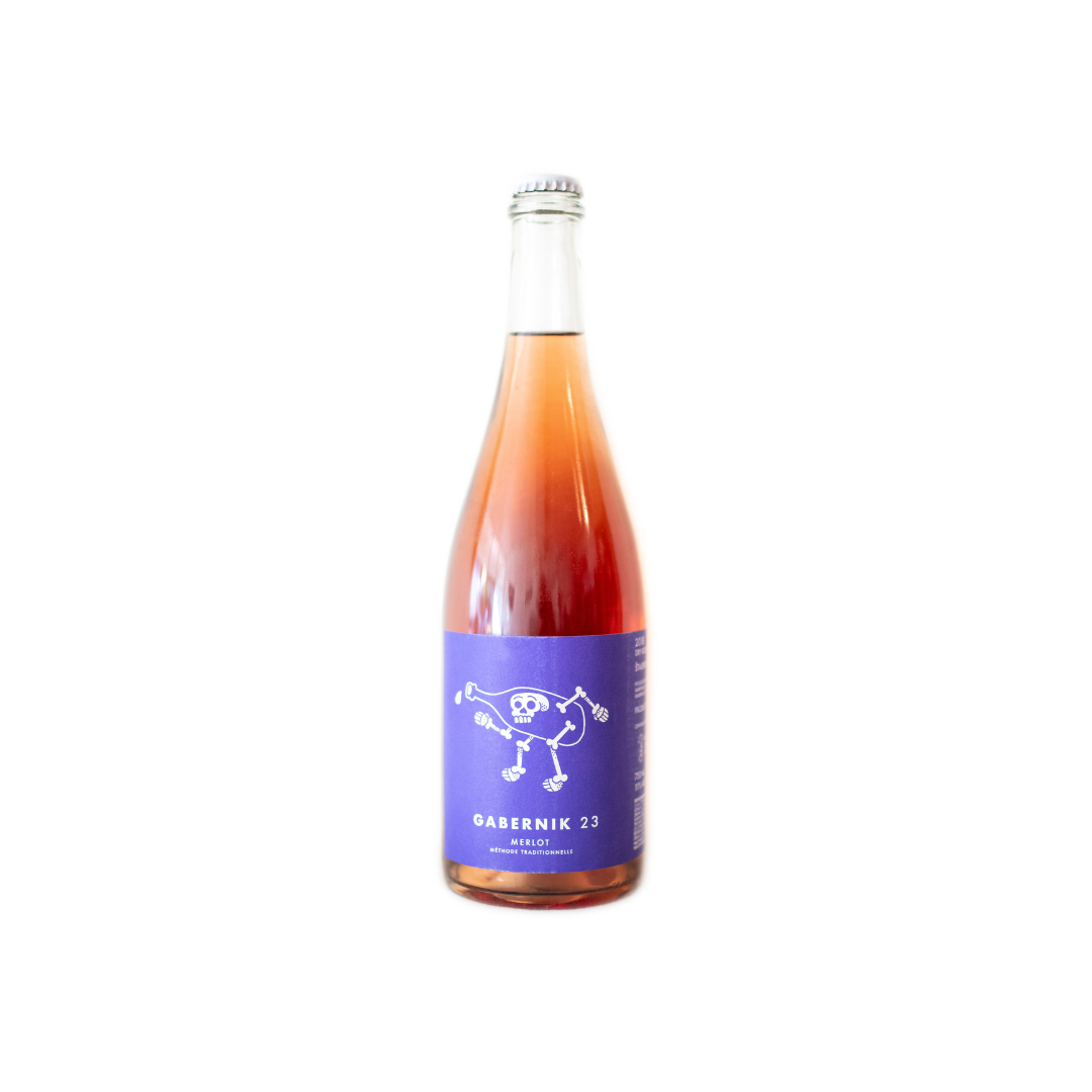 Gabernik 23 Merlot, traditional method sparkling 2018 11%